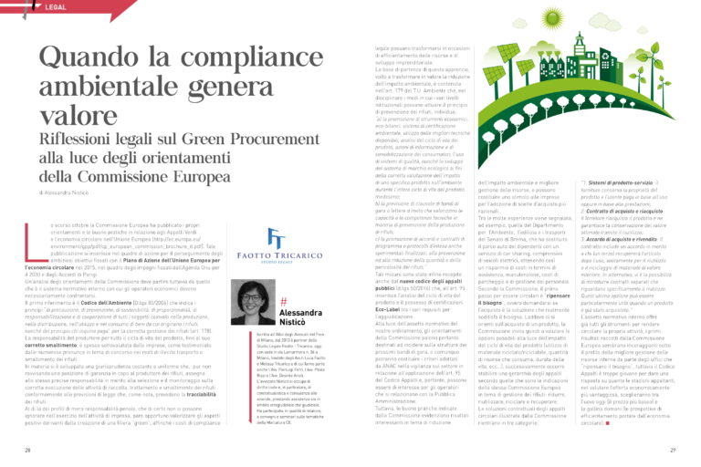 2018 - maggio - The Procurement - compliance ambientale-1